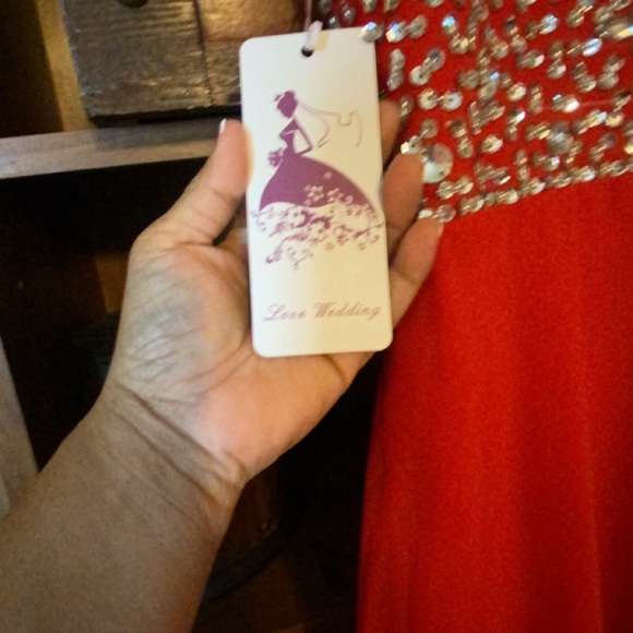 NWT Red Formal Dress - Picture 5 of 5